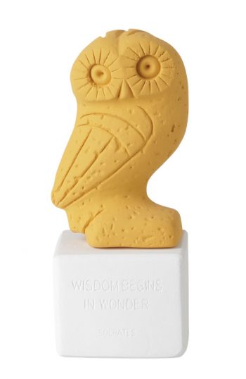 elpis owl greek statue will bring Greek art spirit to your interior.