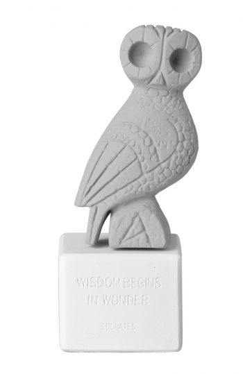owl statue as greek statues