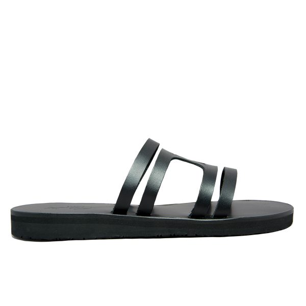 KALLINIKI Doris Black | Shop Sandals | The Greek Designers