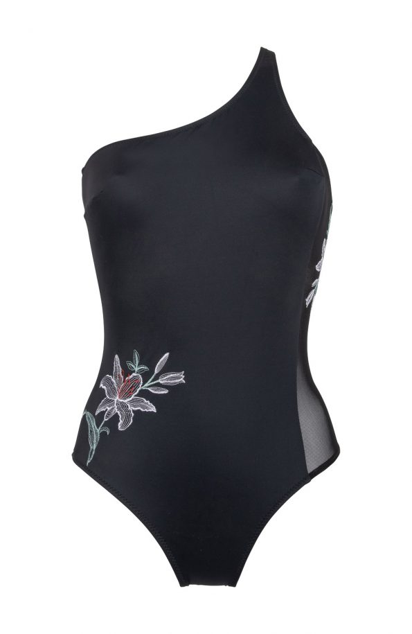 MARITIMUM Lily Black Swimsuit | The Greek Designers