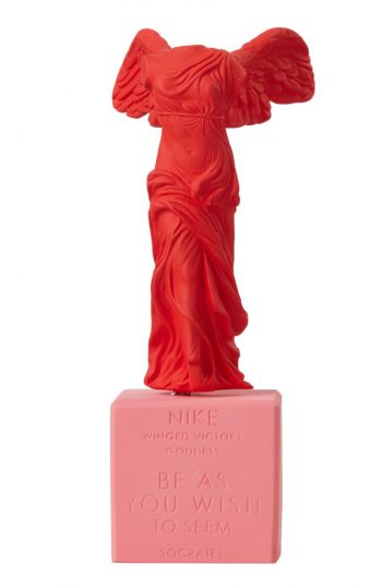 Nike of Samothrace Statue Red