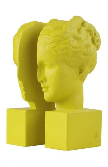 hygeia bookends as greek statues