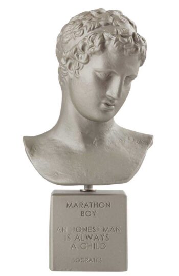 marathon boy greek statue for home decor